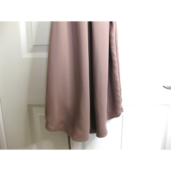 H&M Women's Dress Brown Size 4 Sleeveless Tie Waist Casual - Picture 5 of 16